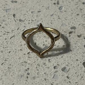 Satya Jewelry 18K Gold Plated Ring - Sz 8